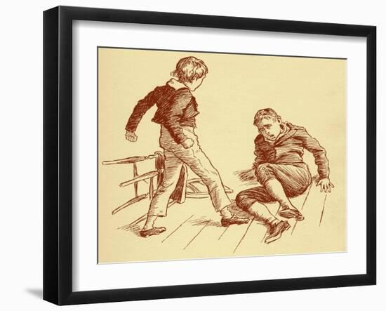 Oliver Twist by Charles Dickens-Harold Copping-Framed Giclee Print