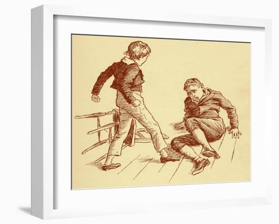 Oliver Twist by Charles Dickens-Harold Copping-Framed Giclee Print