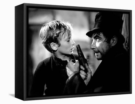 Oliver Twist, John Howard Davies, Robert Newton, 1948-null-Framed Stretched Canvas