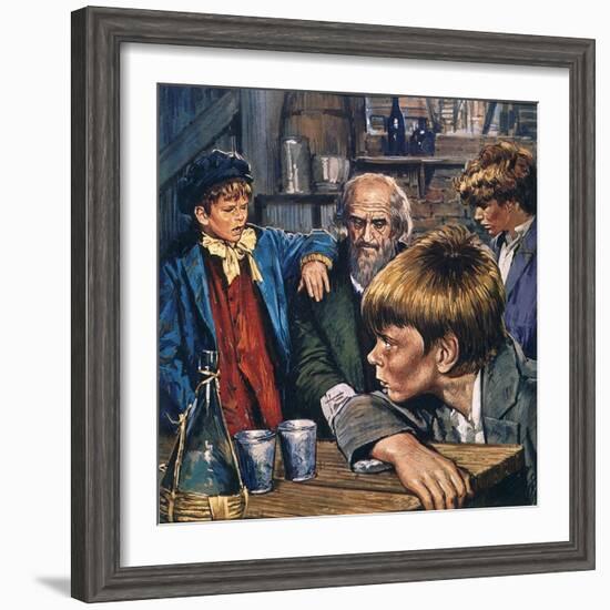 Oliver Twist-English School-Framed Giclee Print