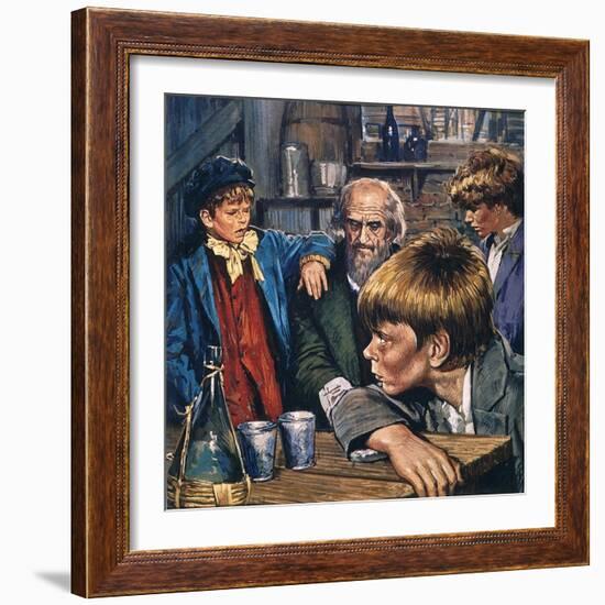 Oliver Twist-English School-Framed Giclee Print