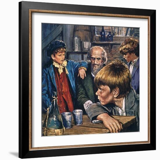 Oliver Twist-English School-Framed Giclee Print