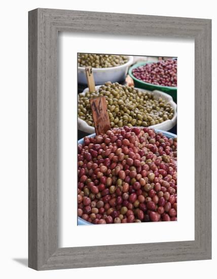 Olives in the Souk, Essaouira, Atlantic Coast, Morocco, North Africa, Africa-Stuart Black-Framed Photographic Print