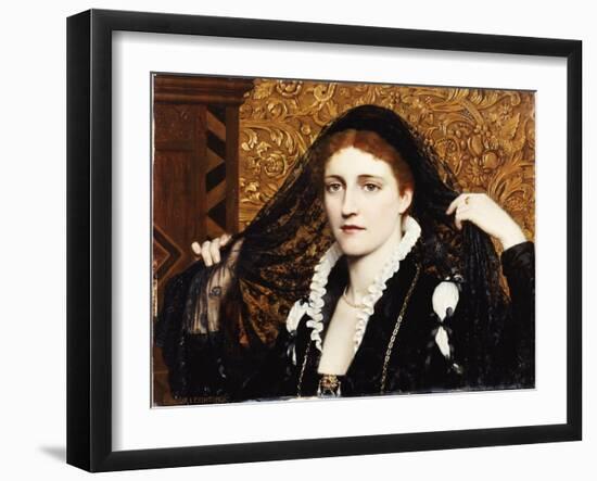 Olivia, 1887-Edmund Blair Leighton-Framed Giclee Print