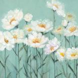 White Poppies 2-Olivia Long-Mounted Art Print