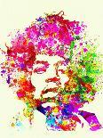 Legendary Jimi Hendrix Watercolor I-Olivia Morgan-Art Print