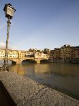 Along the Arno River and the Ponte Vecchio, Florence, Tuscany, Italy, Europe-Olivieri Oliviero-Photographic Print