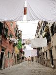 Washing Line Geometry in the Streets of Castello, Venice, Veneto, Italy, Europe-Oliviero Olivieri-Photographic Print