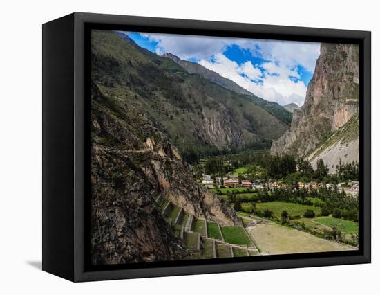 Ollantaytambo Ruins, Sacred Valley, Cusco Region, Peru, South America-Karol Kozlowski-Framed Premier Image Canvas