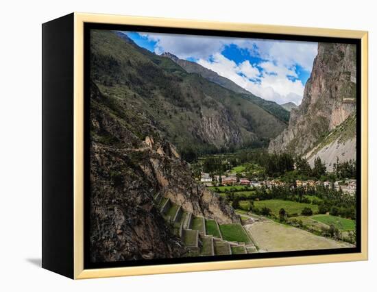 Ollantaytambo Ruins, Sacred Valley, Cusco Region, Peru, South America-Karol Kozlowski-Framed Premier Image Canvas