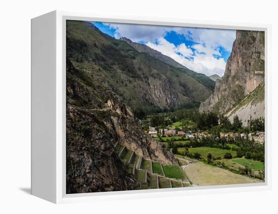 Ollantaytambo Ruins, Sacred Valley, Cusco Region, Peru, South America-Karol Kozlowski-Framed Premier Image Canvas