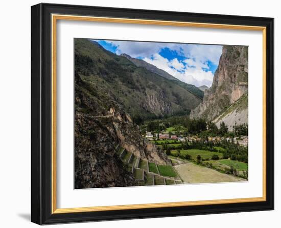 Ollantaytambo Ruins, Sacred Valley, Cusco Region, Peru, South America-Karol Kozlowski-Framed Photographic Print