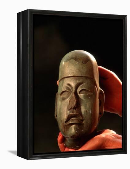 Olmec, Jade, National Museum of Anthropology and History, Mexico City, Mexico-Kenneth Garrett-Framed Premier Image Canvas