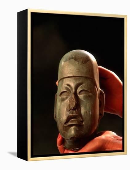 Olmec, Jade, National Museum of Anthropology and History, Mexico City, Mexico-Kenneth Garrett-Framed Premier Image Canvas