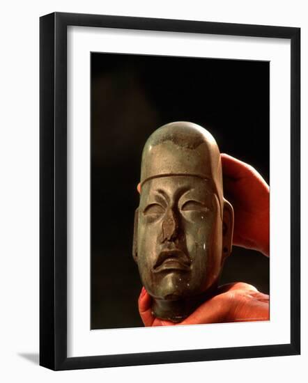 Olmec, Jade, National Museum of Anthropology and History, Mexico City, Mexico-Kenneth Garrett-Framed Photographic Print