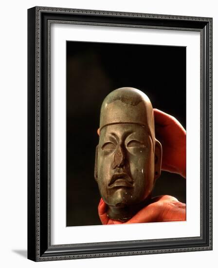 Olmec, Jade, National Museum of Anthropology and History, Mexico City, Mexico-Kenneth Garrett-Framed Photographic Print