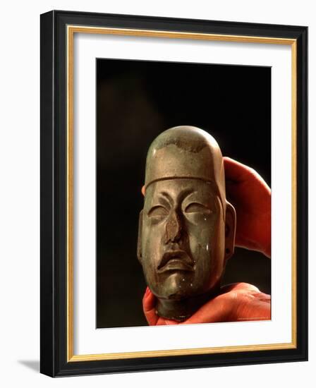 Olmec, Jade, National Museum of Anthropology and History, Mexico City, Mexico-Kenneth Garrett-Framed Photographic Print