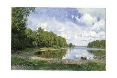 Lake view at Engelsberg, Vastmanland, 1893-Olof Per Ulrik Arborelius-Premier Image Canvas