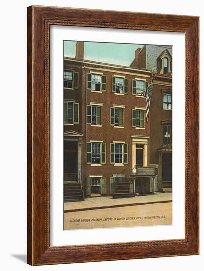 Olroyd Lincoln Museum-null-Framed Art Print