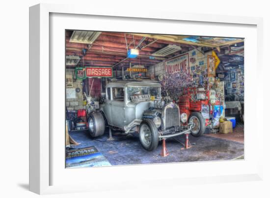 Olsens Garage-Robert Kaler-Framed Photographic Print