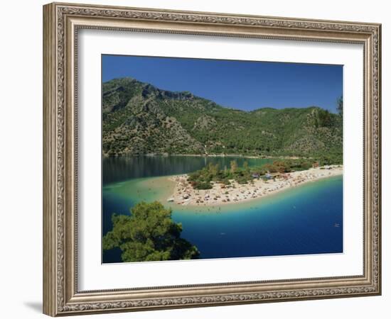 Olu Deniz, Lagoon Beach, Turkey, Eurasia-Lee Frost-Framed Photographic Print