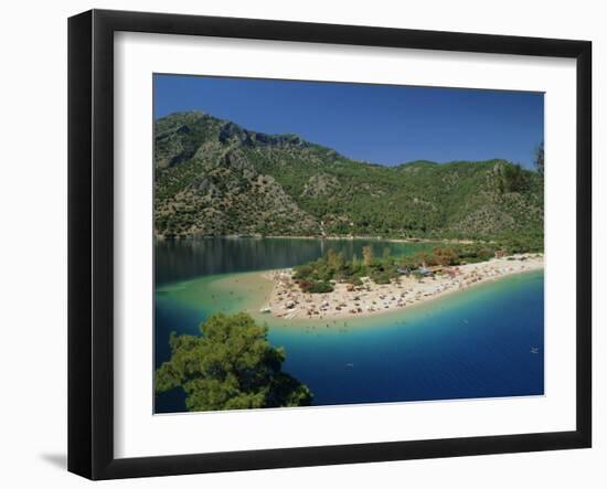 Olu Deniz, Lagoon Beach, Turkey, Eurasia-Lee Frost-Framed Photographic Print