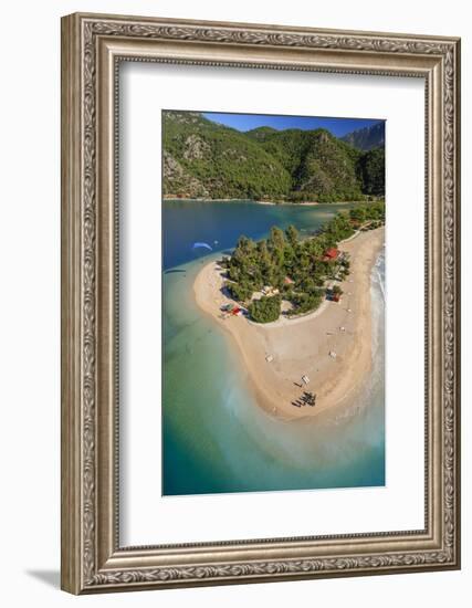 Oludeniz, Aerial, Fethiye, Turkey-Ali Kabas-Framed Photographic Print