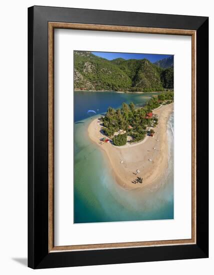 Oludeniz, Aerial, Fethiye, Turkey-Ali Kabas-Framed Photographic Print