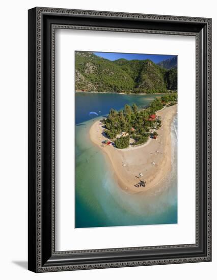 Oludeniz, Aerial, Fethiye, Turkey-Ali Kabas-Framed Photographic Print