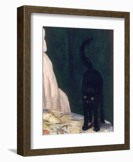 Olympia, 1863-Edouard Manet-Framed Giclee Print