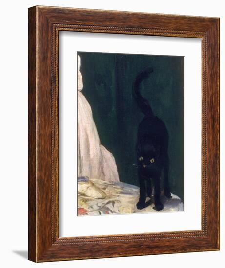 Olympia, 1863-Edouard Manet-Framed Giclee Print