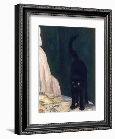 Olympia, 1863-Edouard Manet-Framed Giclee Print