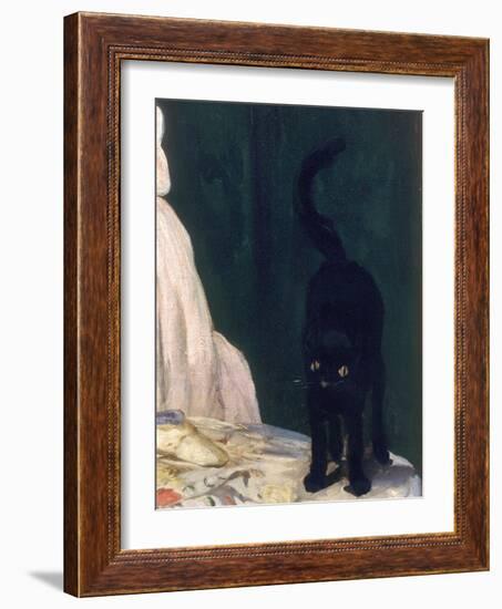 Olympia, 1863-Edouard Manet-Framed Giclee Print