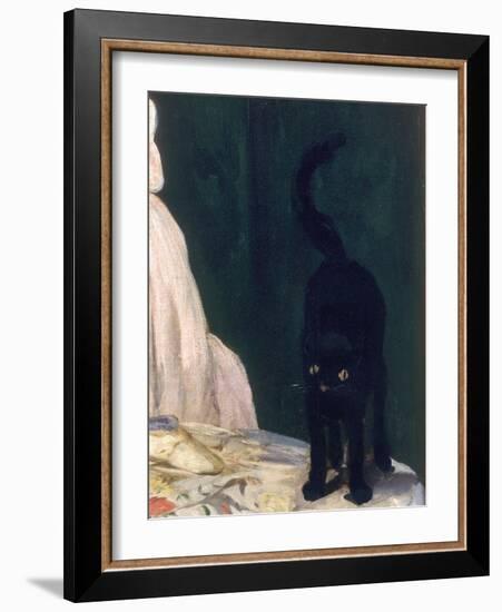 Olympia, 1863-Edouard Manet-Framed Giclee Print