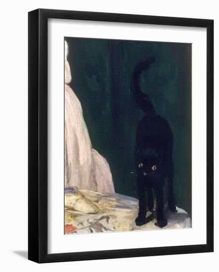 Olympia, 1863-Edouard Manet-Framed Giclee Print