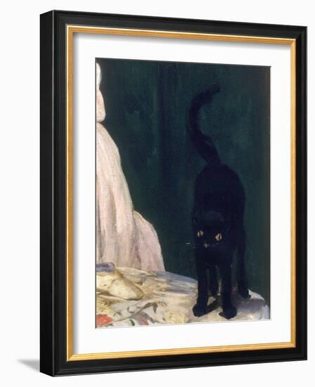 Olympia, 1863-Edouard Manet-Framed Giclee Print