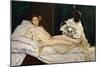 Olympia, 1863-Edouard Manet-Mounted Giclee Print