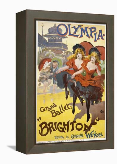 Olympia - Grand Ballet: "Brighton" Poster Advertisement-null-Framed Premier Image Canvas