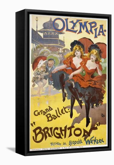 Olympia - Grand Ballet: "Brighton" Poster Advertisement-null-Framed Premier Image Canvas