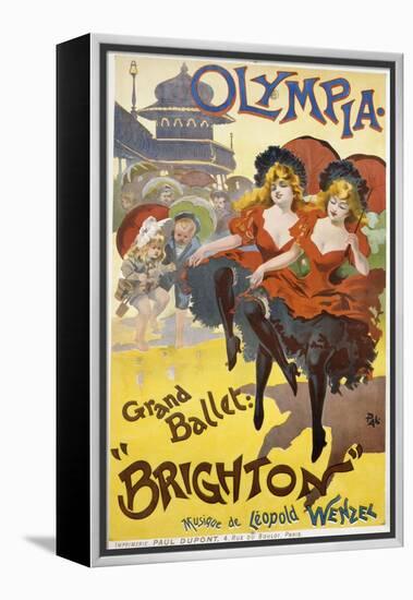 Olympia - Grand Ballet: "Brighton" Poster Advertisement-null-Framed Premier Image Canvas