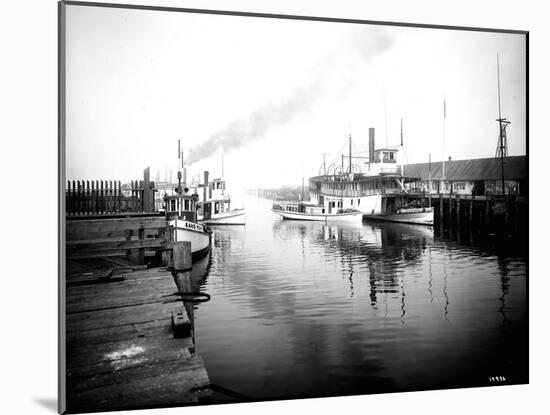 Olympia Harbor, Circa 1910-Asahel Curtis-Mounted Giclee Print