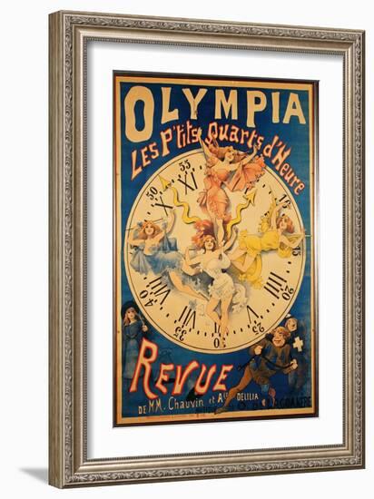 Olympia: Les P'Tits Quarts D'Heure, C.1895-Alfred Choubrac-Framed Giclee Print