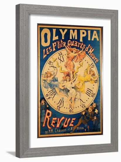 Olympia: Les P'Tits Quarts D'Heure, C.1895-Alfred Choubrac-Framed Giclee Print