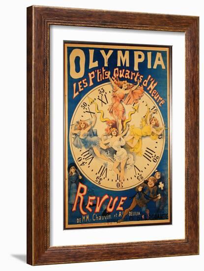 Olympia: Les P'Tits Quarts D'Heure, C.1895-Alfred Choubrac-Framed Giclee Print