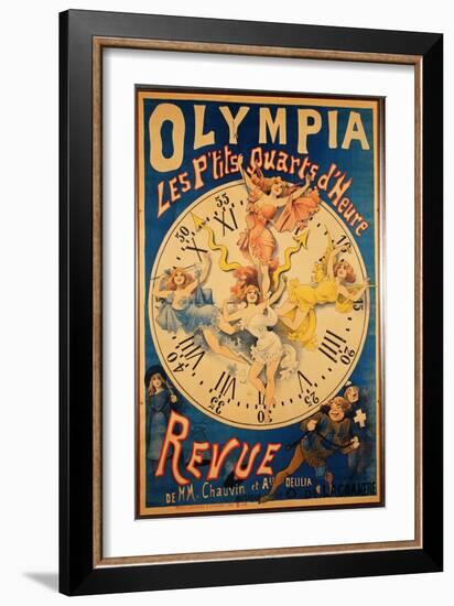 Olympia: Les P'Tits Quarts D'Heure, C.1895-Alfred Choubrac-Framed Giclee Print