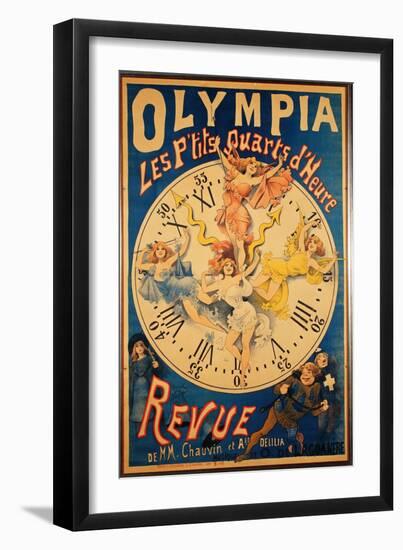 Olympia: Les P'Tits Quarts D'Heure, C.1895-Alfred Choubrac-Framed Giclee Print