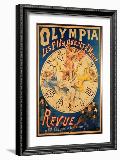 Olympia: Les P'Tits Quarts D'Heure, C.1895-Alfred Choubrac-Framed Giclee Print