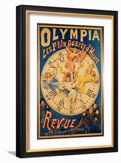 Olympia: Les P'Tits Quarts D'Heure, C.1895-Alfred Choubrac-Framed Giclee Print