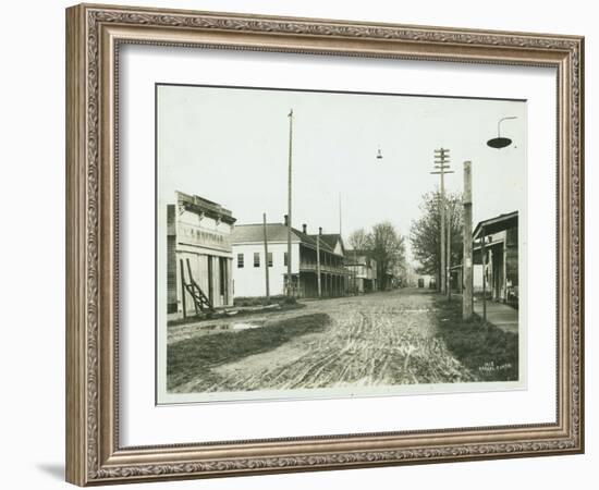 Olympia, Lower Main Street, 1902-Asahel Curtis-Framed Giclee Print