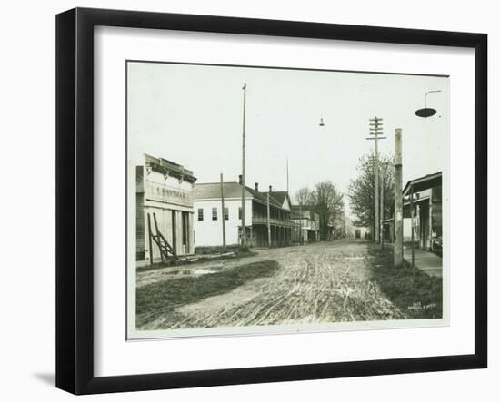 Olympia, Lower Main Street, 1902-Asahel Curtis-Framed Giclee Print